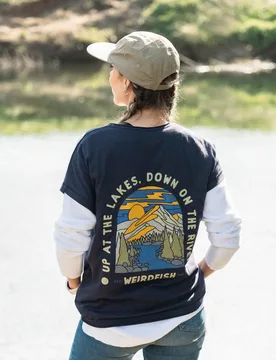 Rivers Womens Angling Trust Graphic T-Shirt - - Size: 12 - Weird Fish - FashionsVida