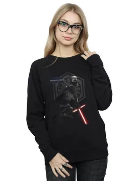 Women's Star Wars The Rise Of Skywalker Kylo Ren Vader Remains Sweatshirt in Black Size: XL - Black - Size: XL - Disney - FashionsVida