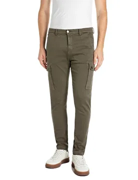 Pantaloni Cargo M969e.000.8366197 Ivy Green 31 - Replay - FashionsVida