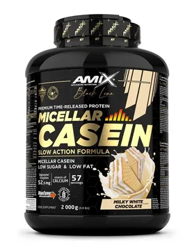 Protéine Black Micellar 2kg Casein Chocolat Blanc - Amix - FashionsVida