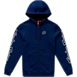 Troy Designs Felpa Con Zip Badge Navy / Sage