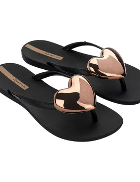 Maxi Fashion Iv Flip Flops Black / Bronze UK 7 Women - Ipanema - FashionsVida