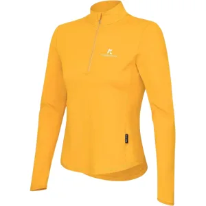 Ecoline Zipneck Laufshirt Damen Gelb Gr. XL - KOSSMANN - FashionsVida