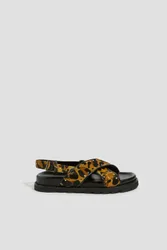 Women's Suki Stud Leopard Print Sandals Natural Size: 5 - Natural - Size: 5