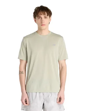 Rc Essential Short Sleeve T-shirt Garter Snake Heather S Men - New Balance - FashionsVida