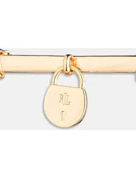 Broche Candado dorado - Lauren Ralph Lauren - FashionsVida