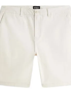 Short Seasonal Core Stuart Regular Fit Eggnog 32 - Scotch & Soda - FashionsVida
