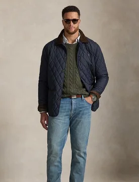 El abrigo de hombre acolchado Beaton Barn tallas grandes - Polo Ralph Lauren - FashionsVida