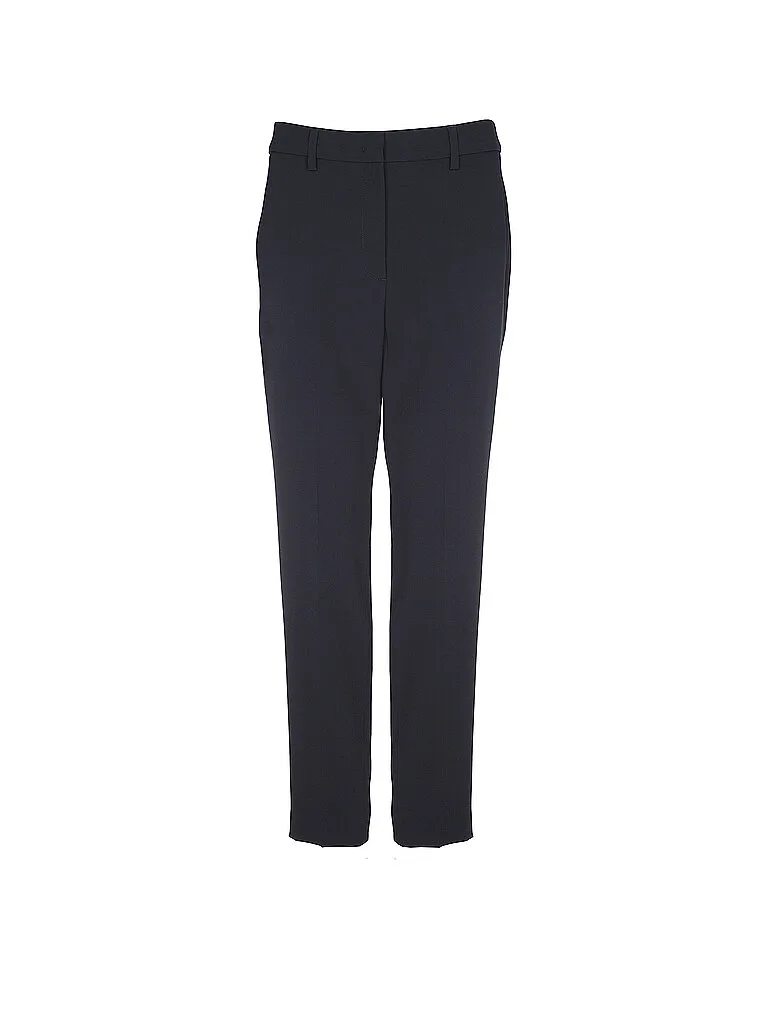 Pantalon de tailleur bleu marine 36 - Luisa Cerano - FashionsVida