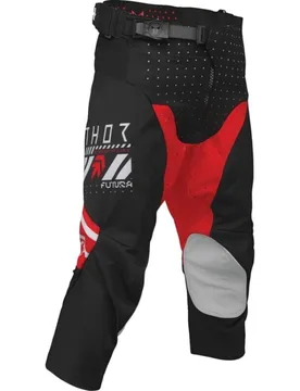 Pantaloni Moto Cross Enduro Bambino Futura Nero Rosso taglia 22 - THOR - FashionsVida