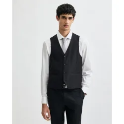 Chaleco de traje para hombre liso