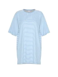 Nachthemd - Sleepshirt SIMPLE STRIPES alice blue hellblau 40 damen