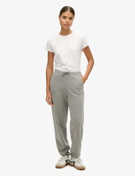 Superdry Damen Einfarbige Jogginghosen Grau - Größe: 44 - 89.99 - FashionsVida