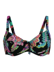 Top de bikini para mujer Dreamland Sibel negro 38D