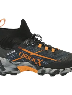 Etna 21 Pro Trail Running Shoes Black / Orange EU 43 Men - ORIOCX - FashionsVida