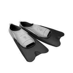 Pool Colour Short Swimming Fins Black EU 49-51 unisex