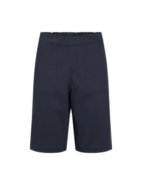 Weird Fish Kinnie Flat Front Shorts Size 8 - holiday-shop holiday-shop womens-summer-shop new-arrivals new-arrivals heritage sale all-sale women women - Navy - FashionsVida