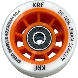 Pack de 8 de ruedas de patín Quad Chronos 62 x 30 mm 90A