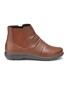 Astley Women's Wide Fit Leather Boot - - Size: 7.5 - Hotter - FashionsVida