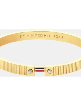 Pulsera Stripes de acero y cristal - Tommy Hilfiger - FashionsVida