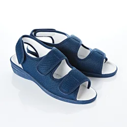 Klettsandalette „Britta" dunkelblau