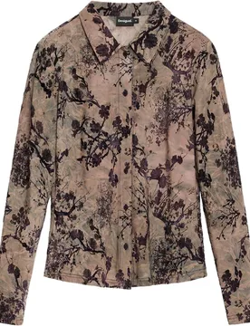 Desigual - Camisa flocada - Desigual - FashionsVida