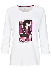 Rdh.-Shirt, 3/4 Arm,Frontdruck female
