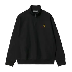 Half Zip American Script Sweater Black XL Herren