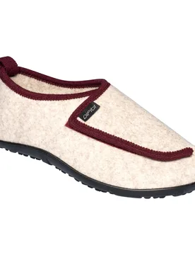 Barfuß-Filzpantoffel beige 40 - pifit - FashionsVida