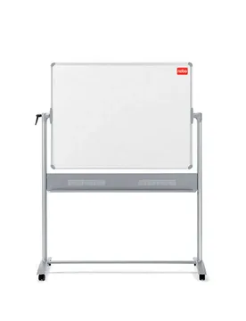 Lavagna Bianca Girevole In Melamina Basic 150x120 Cm - Nobo - FashionsVida