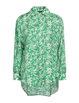 Maje Camisa Mujer Verde 1 Mujer - Maje - FashionsVida