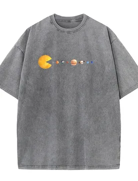 Star Snake Tops Tees Funky Round Collar Outdoor Short Sleeve Pure Cotton Women's Retro Washed T Shirts Funny Washed Tops Tees - Aliexpress - FashionsVida