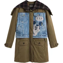Abrigo de mujer parka disney™ 100% algodón