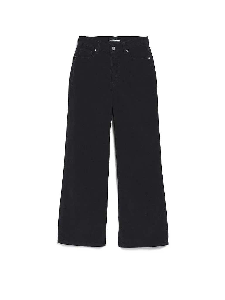 Pantalone in velluto a coste ENIJAA nero 30/L30 - Armedangels - FashionsVida