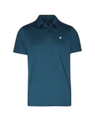 Polo da tennis da uomo Ace con inserti in mesh blu S