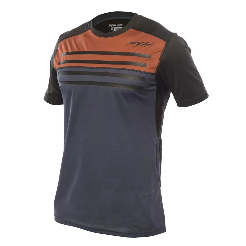 Maglia Da Enduro A Maniche Corte Sidewinder Alloy Rust / Midnight Navy - Fasthouse - FashionsVida