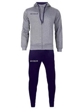 Survêtement King 4 Seasons Light Melange Grey / Blue 4XL - Givova - FashionsVida