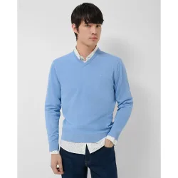 Jersey de hombre cuello pico high twist