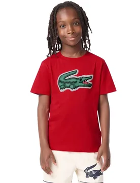 Maglietta A Maniche Corte 7072 Rouge 10 Anni - Lacoste - FashionsVida