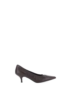 Décolleté in pelle MARRONE 41 - MASSIMO SANTINI - FashionsVida
