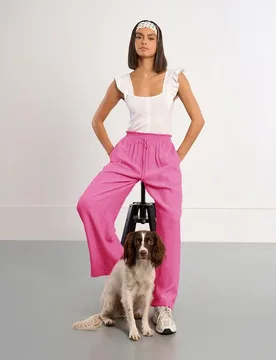Pantalón de mujer largo vaporoso - Lili Sidonio - FashionsVida
