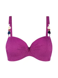 Top bikini da donna rosa 40F