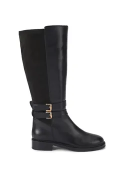 Womens Leather Trying Boots - Black - Size Uk 4 - KG Kurt Geiger - FashionsVida