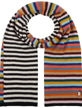 Colour Stripes Wool Scarf by - mixed colours - Damen - Size: One Size - bedacht - FashionsVida