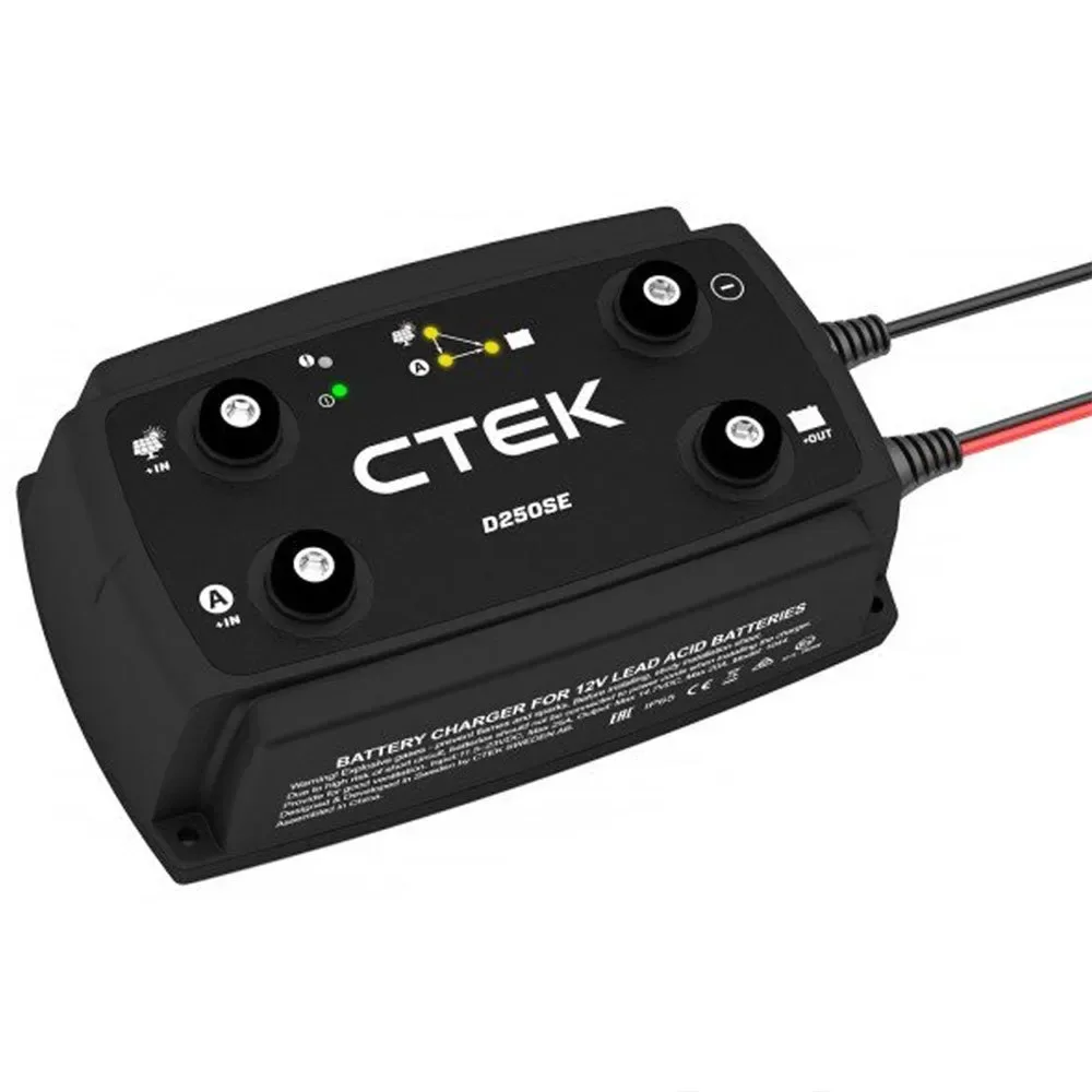 D250se Charger Black One Size unisex - CTEK - FashionsVida