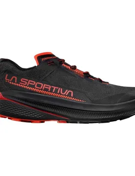 Prodigio Trail Running Shoes Black / Tango Red UK 7 Men - La Sportiva - FashionsVida