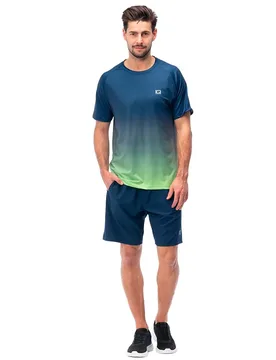 T-shirt à Manches Courtes Estise Medieval Blue / Green 2XL - Iq - FashionsVida