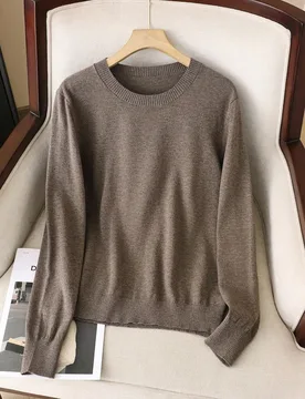 Suéter casual fino para mujer, suave y cómodo, minimalista, ropa de otoño XL - Shein - FashionsVida