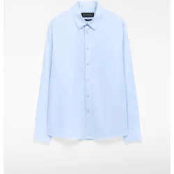 Camisa de vestir de hombre regular fit con cuello solapa