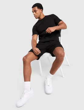 Textured Shorts - Herren, Schwarz - male - Size: M - BELIER - FashionsVida